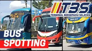 Evening Bus Spotting Session at Terminal Bersepadu Selatan (TBS)