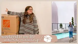 WEEKEND IN MY LIFE | we're moving, a snow day, + lots of cooking and a grocery hauls ✨❄️📦🥑