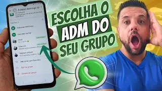 Como Colocar Uma Pessoa Como ADMINISTRADOR DE UM GRUPO DO WHATSAPP