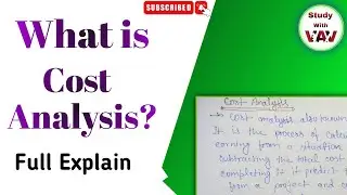 What is Analysis||Theory of Cost||What is Cost||In Business Economics||Full Explain||In Hindi||