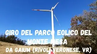 (119) Giro del Parco Eolico Agsm del Monte Mesa (341m) da Gaium (Rivoli Veronese, VR)