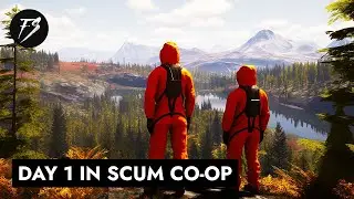 Day 1 Co-op Survival | SCUM Gameplay