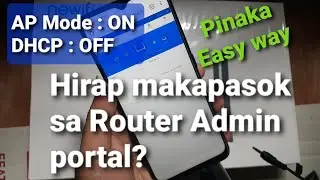 May Admin Portal Kahit Disable ang DHCP