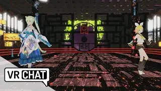 【VRChat - MMD Dance Stage 1․0】回レ!雪月花 (Machine-Doll wa Kizutsukanai ED)