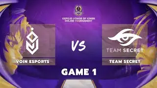 VOIN ESPORTS vs TEAM SECRET | Group Stage Day 1 - Game 1 | KEPO.ID HOK Online Tournament 2024