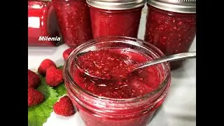 МАЛИНОВОЕ ВАРЕНЬЕ без варки на зиму. 3 Рецепта. Как сохранить без брожения весь год, все секреты.