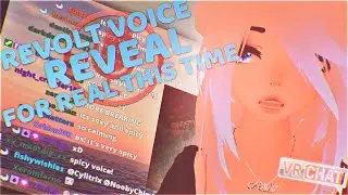 Revolt Voice Reveal...For Real This Time! (VRChat Stream Highlights)