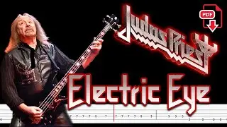 Judas Priest - Electric Eye (🔴Bass Tabs | Notation) 