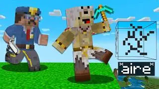 Minecraft Manhunt, but I can MINE EVERYTHING! (even air)