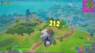 I Hit an INSANE Trickshot using a COW in Fortnite! #Shorts