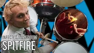 Infected Mushroom - Spitfire | Office Drummer [First Time Hearing]