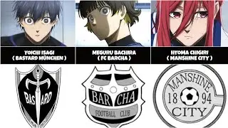 Blue Lock Characters Professional Teams