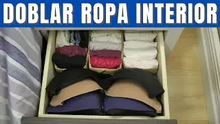Como DOBLAR ROPA INTERIOR de MUJER 👙 para Ahorrar Espacio. ¡¡Y QUE ❓ NO HACER NUNCA ❌!!