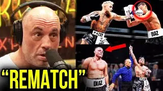 Joe Rogan REACTS to Jake Paul vs Nate Diaz Fight Highlights