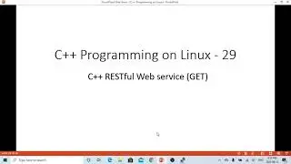 C++ Programming on Linux - RESTful Web Service Get Method Example