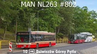 MZK Jelenia Góra 🚌 Linia 10 ➡️ Dziwiszów Górny Pętla 🚍 MAN NL263 #802