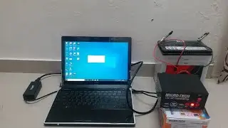 How To Run Laptop on Car Battery || DC To AC Converter ||