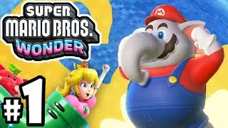 Super Mario Bros Wonder - PART 1 - World 1 & 2 + Bosses (Nintendo Switch Online Multiplayer Co-Op)