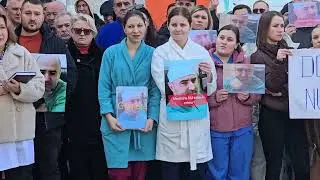 Protestul medicilor din nordul Republicii Moldova