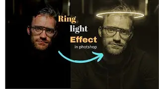 Make ring light effect in photoshop || Ring light effect || photoshop tutorials ||