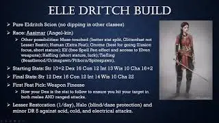 The Build of Elle Dri'tch