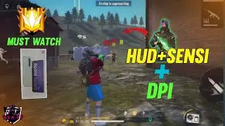 Best Settings (Hud+Sensitivity+DPI) Redmi note 8 pro 🎮 || Freefire Auto Headshot 🔥🥵