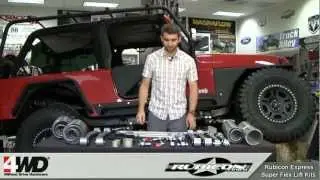 Rubicon Express - 3.5 & 4.5 inch Superflex Kit for Jeep TJ & LJ Wrangler - Lift Kits & Suspension