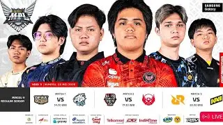 LIVE | MPL IL ID S15 | REGULAR SEASON HARI 3 MINGGU 9 | BAHASA INDONESIA REESTREAM #Mlbbcreatotlr