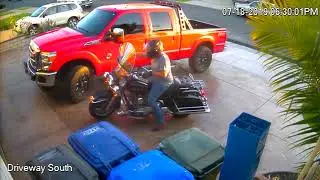 Near Miss with my Harley