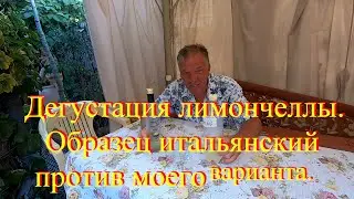 Лимончелло. Итальянская и моя. Дегустируем.