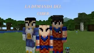 la demanda del ciber #dragonballz #minecraft #goku #vegeta