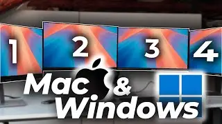 Wie verbinde ich 3/4 Monitore mit meinem MacBook mit M1, M2 oder M3 Chip?