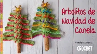 Crocheted CINNAMON Christmas Tree 🎄 / Tejiendo Peru