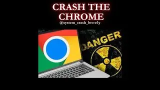 Crash the crome browser using Open Multiple URL extension