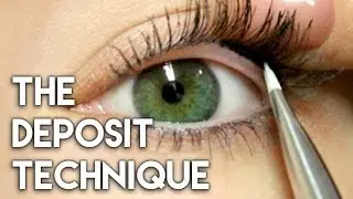 THE DEPOSIT TECHNIQUE (ULTA BLACK LASHES AND LASH LINE) THIS IS NOT TIGHTLINING!