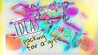 DIY. Упаковка для подарка из туалетной бумаги (тубы). Packing for a gift from toilet paper