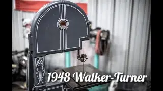 Pinstriping a 75 Year Old Bandsaw