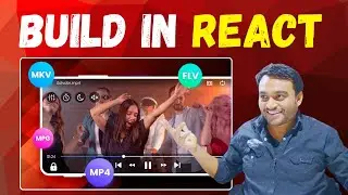 Build Custom Video Player in React | Custom Full screen | Controls | Progress