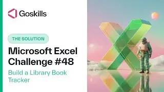 [Solution] GoSkills Excel Challenge 48 – January 2025: Build a Library Book Tracker