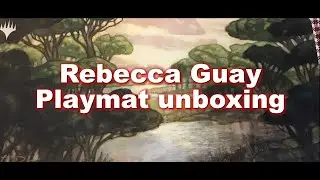 MTG Artist Rebecca Guay Playmat Unboxing | Magic: The Gathering