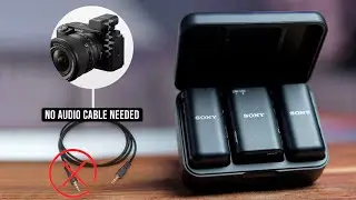 Ultimate Sony Wireless Mic With Noise Cancellation - [ No Audio Cable Required ]