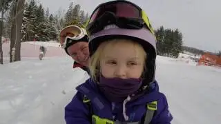Peyton Skiing