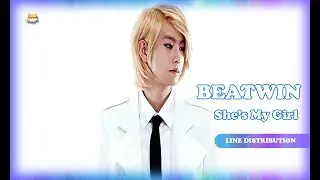 Line Distribution: Beat Win - She's My Girl (Color Coded)