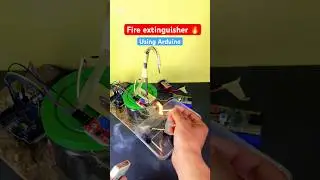 DIY Fire Extinguisher System Using Arduino | Smart Fire Safety Project 🔥🧯 