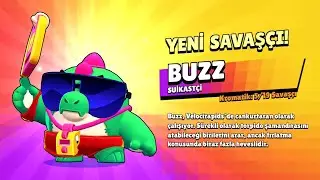 BUZZ yeni Kromatik karakter🔥13.000 kupaya doğru🏆Brawl Stars💯