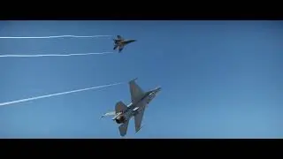 F-16A MLU vs MiG-29 (9-13) | Close One