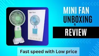 mini fan unboxing, mini fan honest review, small fan unboxing, mini fan review