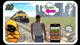Minecraft || In Indian Bike Driving 3d Train Driver Bana