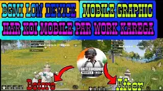 😁BGMI HIGH QUALITY GRAPHICS😁AB HAR KOI LOW DEVICE MOBILE PAR HIGH QUALITY GRAPHICS PAR GAME KHELEGA😁