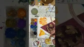 Painting Poppies: moons, flowers, snakes